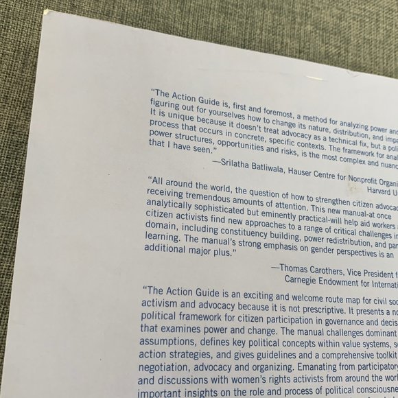 A New Weave of Power, People & Politics: The Action Guide for Advocacy & Citizen - Picture 8 of 13